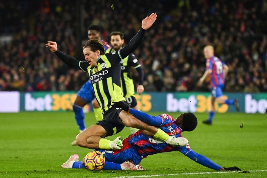 O Manchester City parou no Crystal Palace