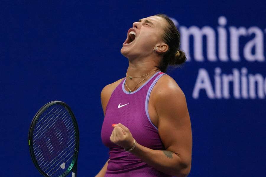 Aryna Sabalenka, con su grito de campeona del US Open