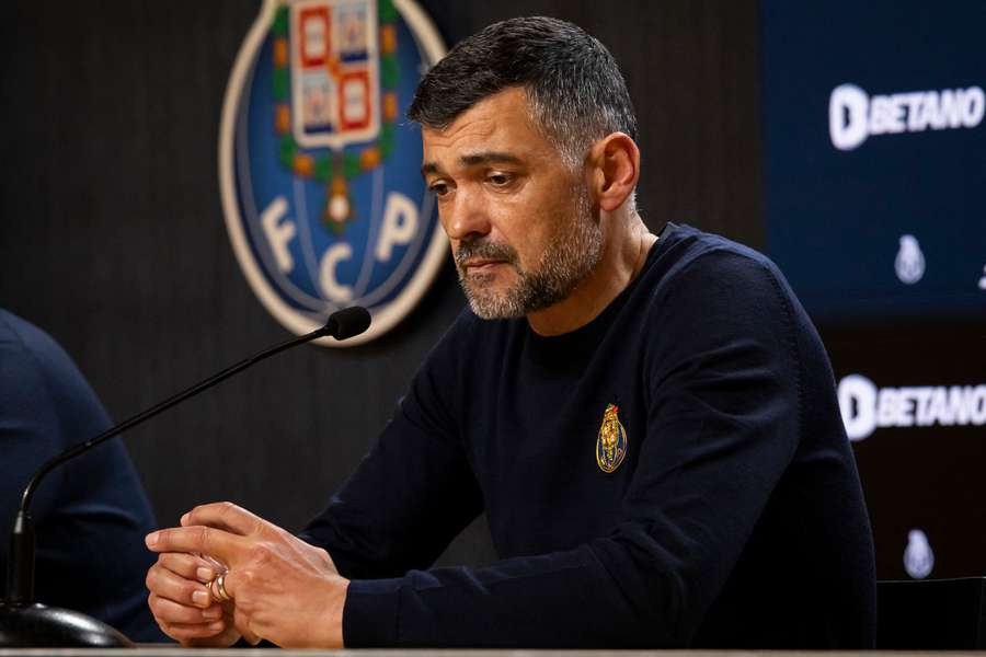 Sérgio Conceição durante os tempos de treinador do FC Porto Sérgio Conceição durante os tempos de treinador do FC Porto