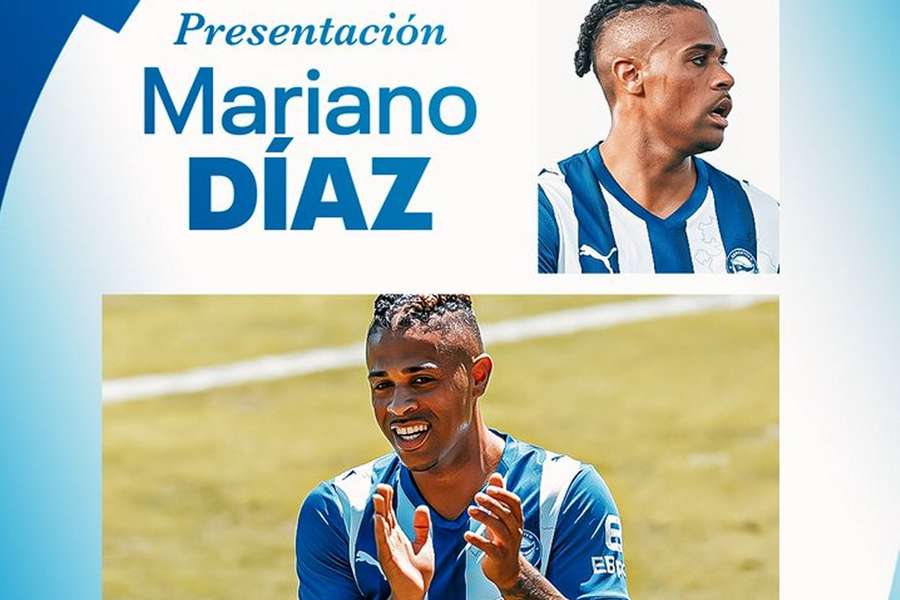 DONE DEAL: Ex-Real Madrid striker Diaz joins Alaves