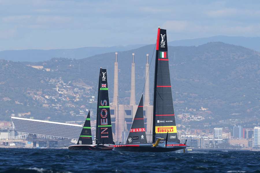  Luna Rossa e Ineos si danno battaglia durante la nona regata