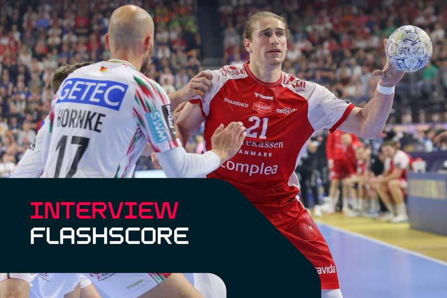 Juri Knorr (Aalborg) à l’œuvre face à Magdebourg lors du match pour la troisième place du Final Four la saison dernière Juri Knorr (Aalborg) à l’œuvre face à Magdebourg lors du match pour la troisième place du Final Four la saison dernière
