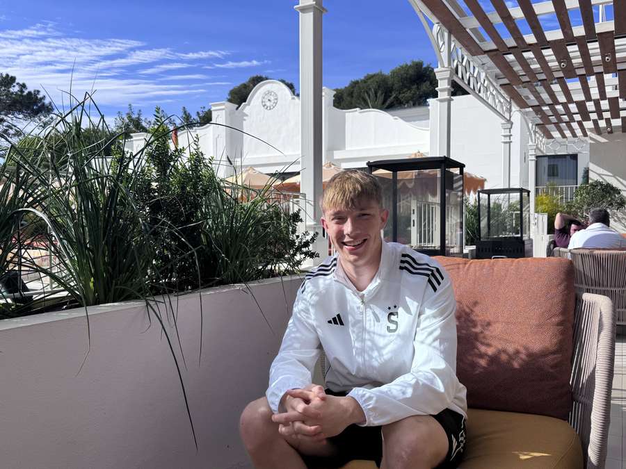 Adam Ševínský během rozhovoru pro Livesport Zprávy. Adam Ševínský během rozhovoru pro Livesport Zprávy.