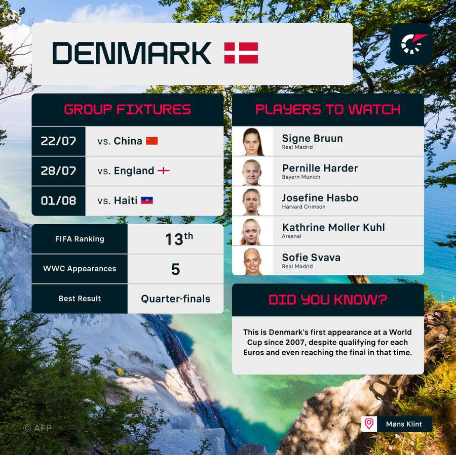 Denmark are expected to get into the knock-out phases of the tournament