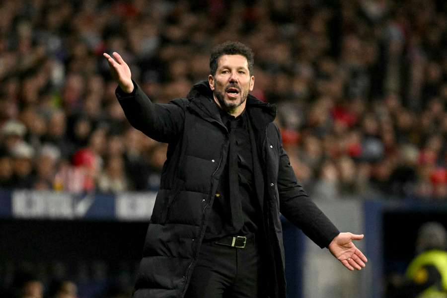 Diego Simeone, treinador do Atlético de Madrid