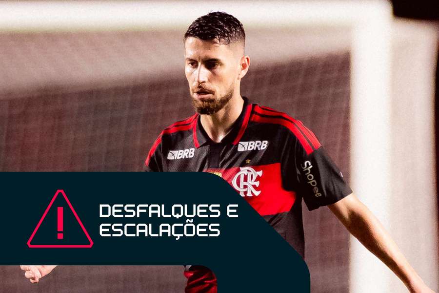 Jorginho está suspenso e desfalca Flamengo contra Inter