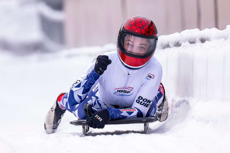 Skeletonistka Fernstädtová byla druhá v závodě Světového poháru v Siguldě
