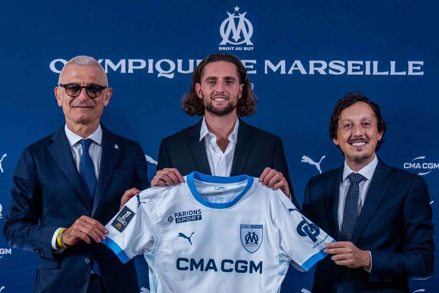 Marseille announced on Tuesday the signing of French international midfielder Adrien Rabiot