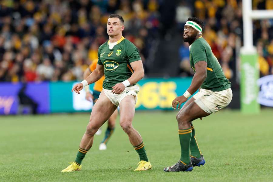 Kolisi (r) was not supposed to play but has been drafted in due to injury