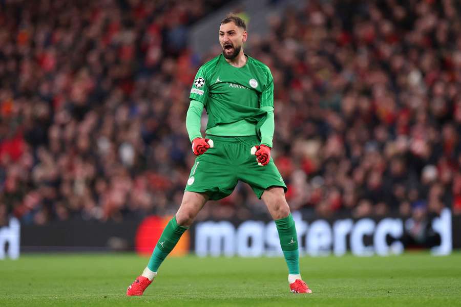 Gianluigi Donnarumma saved two penalties to lead his side to victory