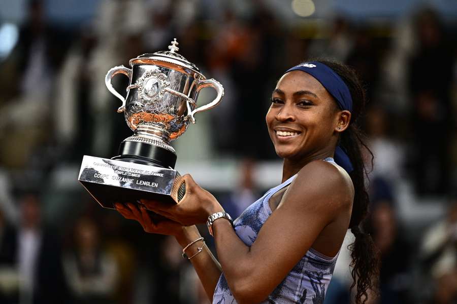 Coco Gauff venceu Roland Garros pela primeira vez