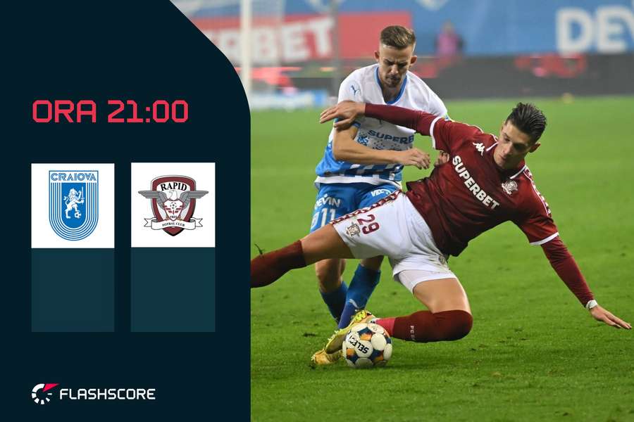 LIVE Superliga Universitatea Craiova - Rapid