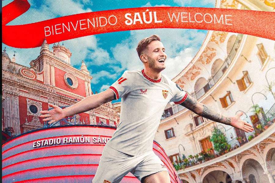 Saúl, nuevo futbolista del Sevilla FC