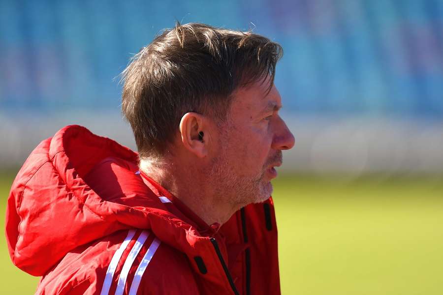 Sweden manager Peter Gerhardsson