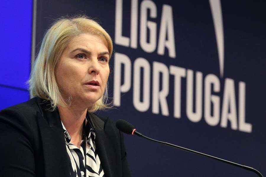 Helena Pires, presidente interina da Liga Helena Pires, presidente interina da Liga