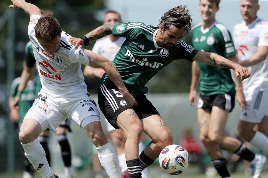 Legia Warszawa gorsza od Wisły Płock w pierwszym meczu testowym nowego trenera