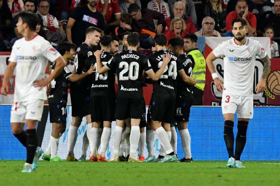 Real Sociedad segue em ascensão no Espanhol, enquanto Sevilla continua em estado crítico