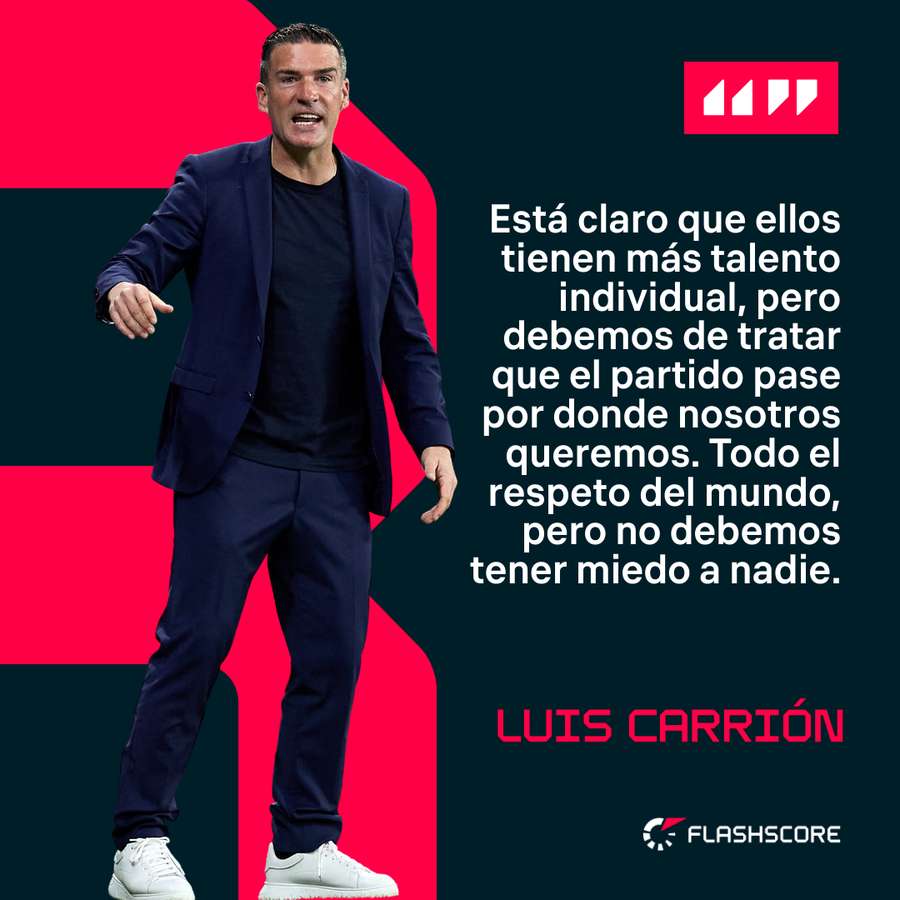 Las palabras de Carrión.