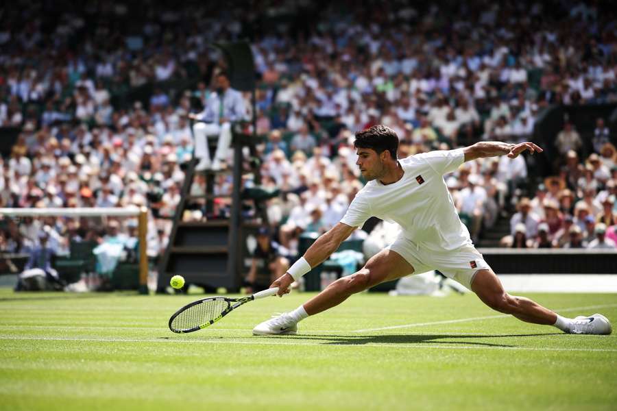Alcaraz, en Wimbledon
