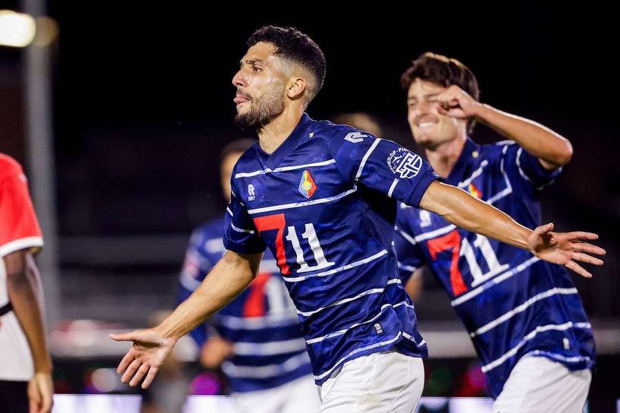 Zakaria Eddahchouri is de clubtopscorer van Telstar en maakte al drie doelpunten