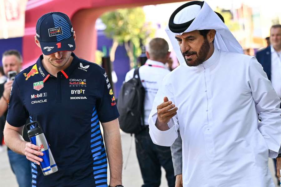 Mohammed ben Sulayem z Maxem Verstappenem
