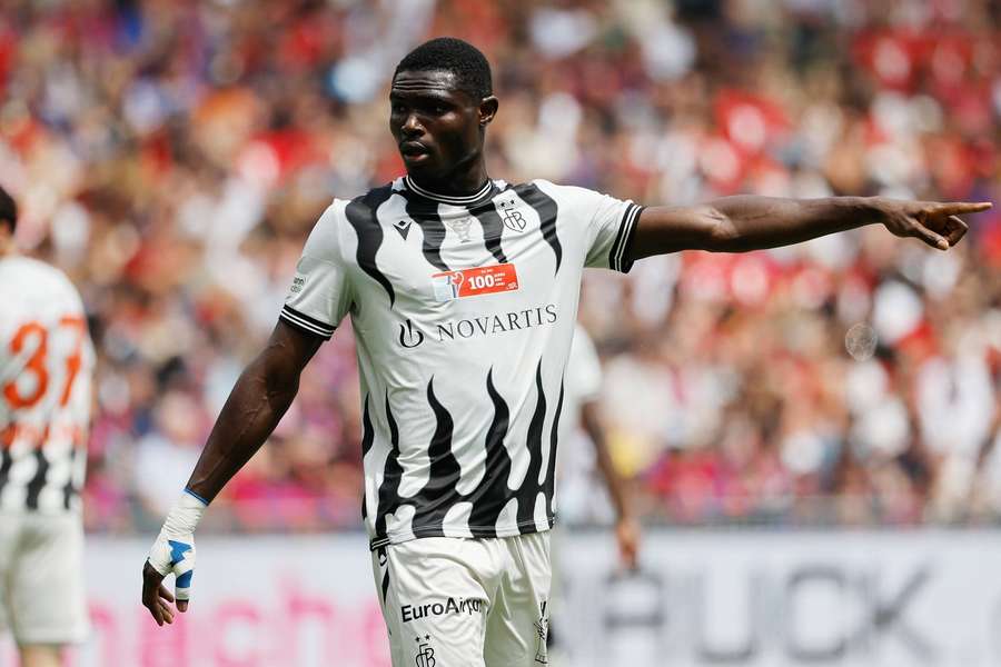 Adjetey in action for Basel