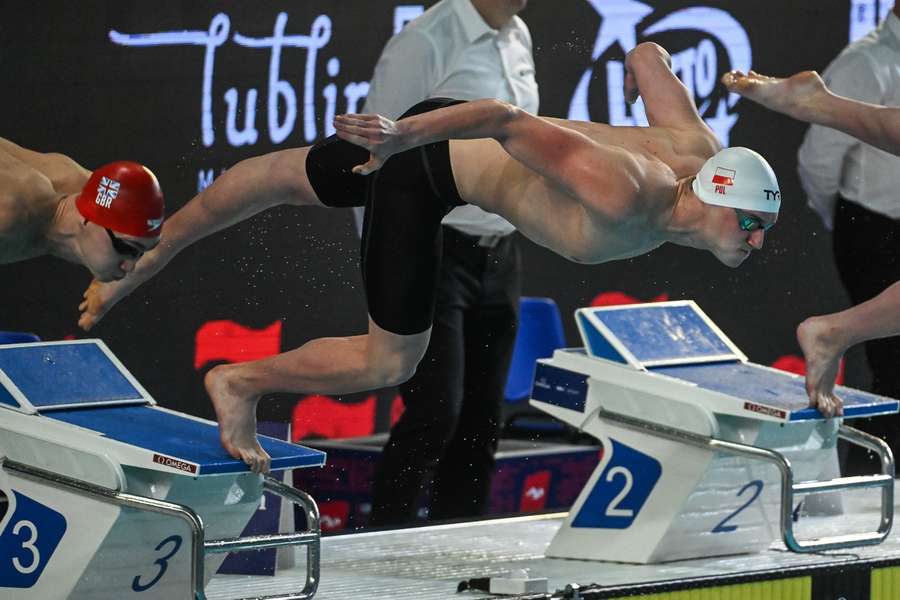 Brązowy medal Sieradzkiego na 200 m kraulem podczas ME w Lublinie