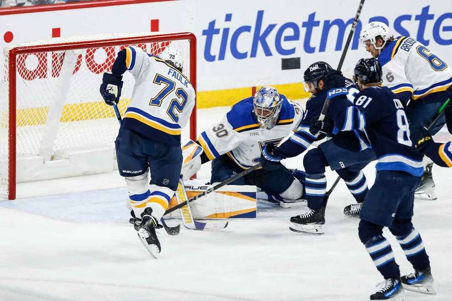 Die St. Louis Blues mussten sich gegen die Winnipeg Jets geschlagen geben: 
