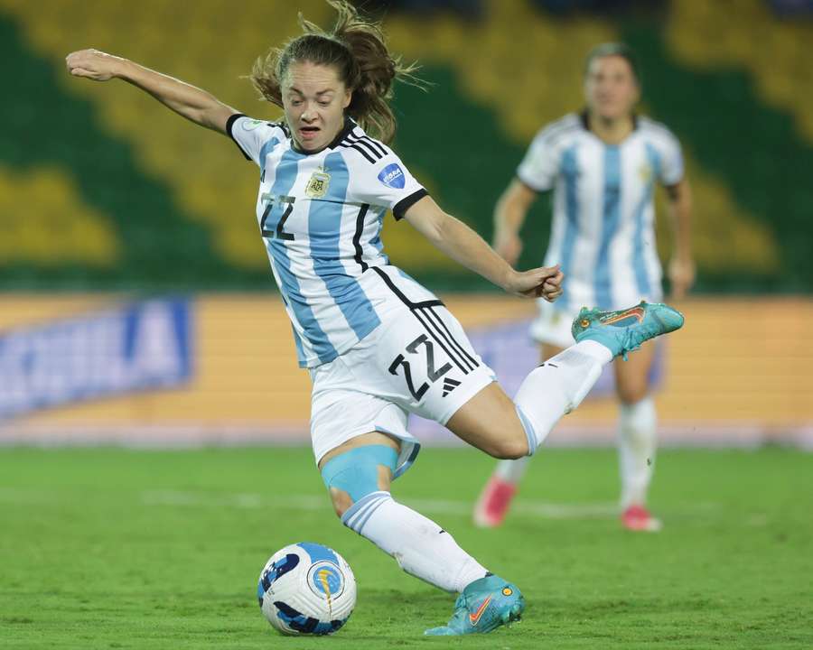 Yamila Rodríguez, do Palmeiras, é a grande esperança de gols da Argentina