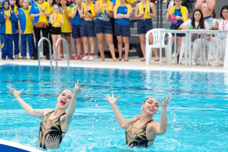 Filipa Faria e Carlota Fonseca somaram 204.7138 pontos para vencerem o ouro