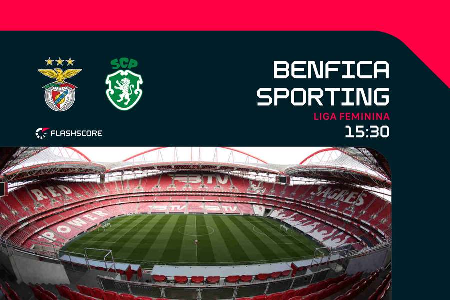 Benfica recebe o Sporting na Luz
