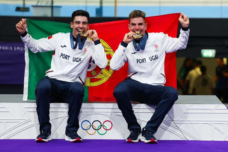 Iuri Leitão e Rui Oliveira conquistaram o ouro na prova de Madison