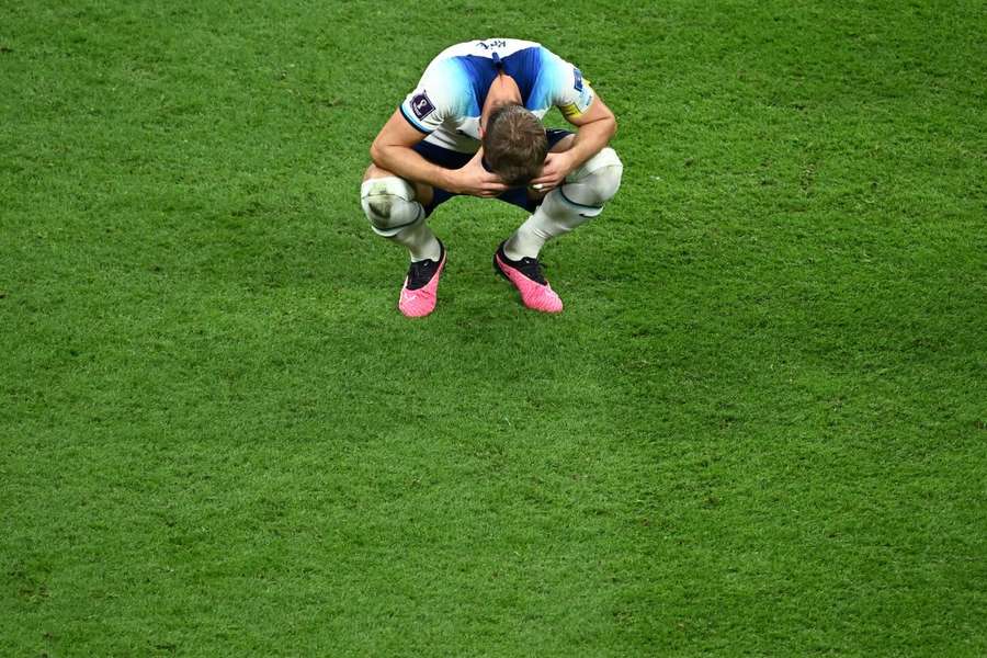 Harry Kane, la finalul meciului cu Franta