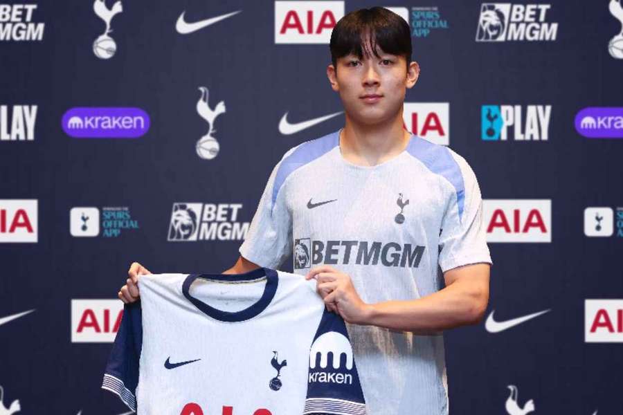 Spurs' new signing Yang Min-Hyeok