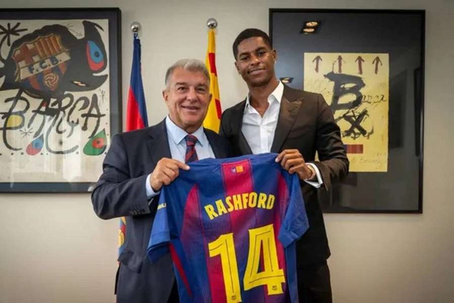 Rashford už s novým dresem. Rashford už s novým dresem.