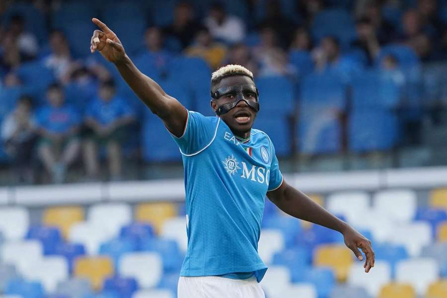 Napoli's Victor Osimhen has been linked with a move to Chelsea