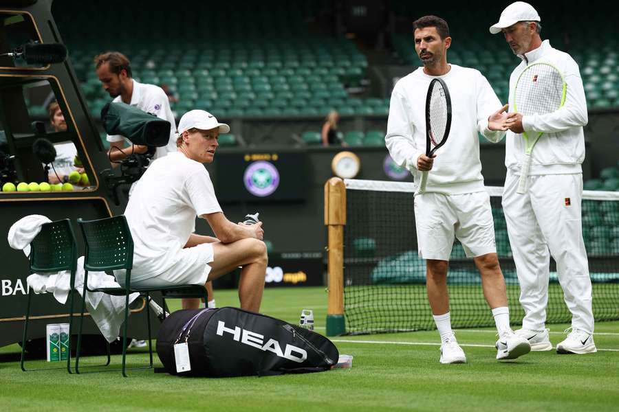 Jannik Sinner a Wimbledon