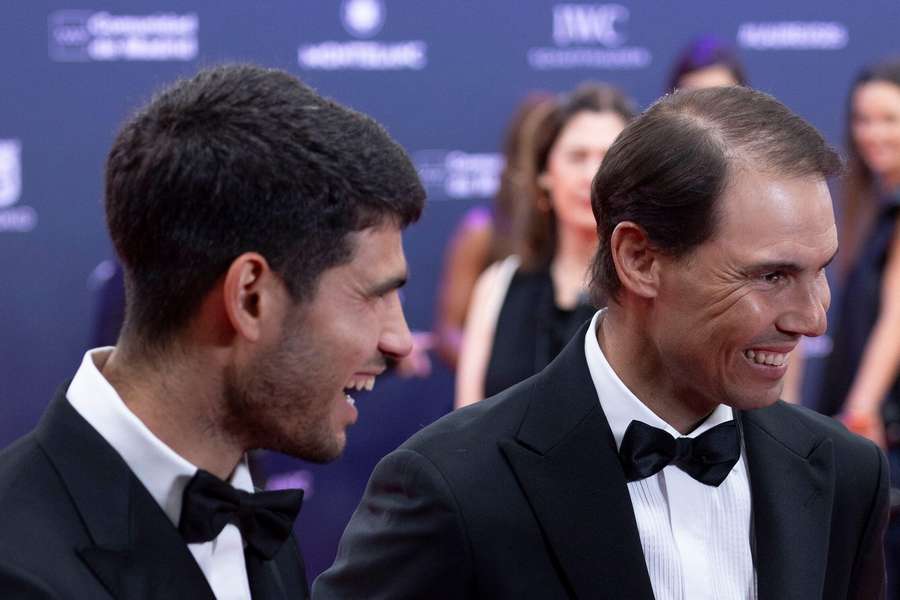 Carlos Alcaraz i Rafael Nadal Carlos Alcaraz i Rafael Nadal