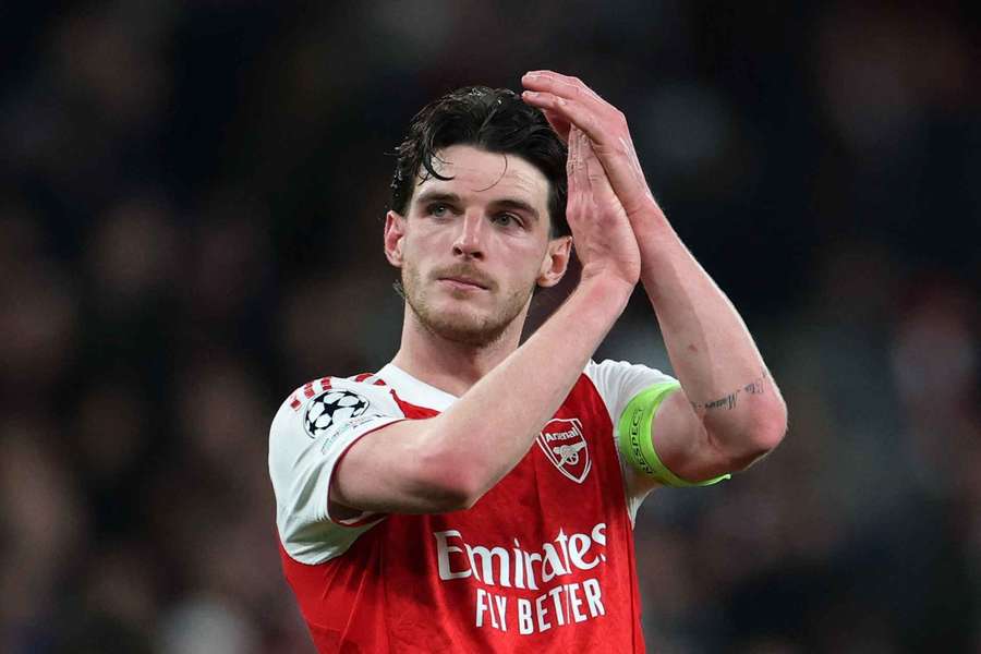 Declan Rice po zápase se Sportingem.