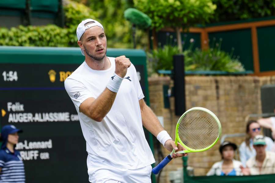 Jan-Lennard Struff scheint auf Rasen zur Form zu finden.