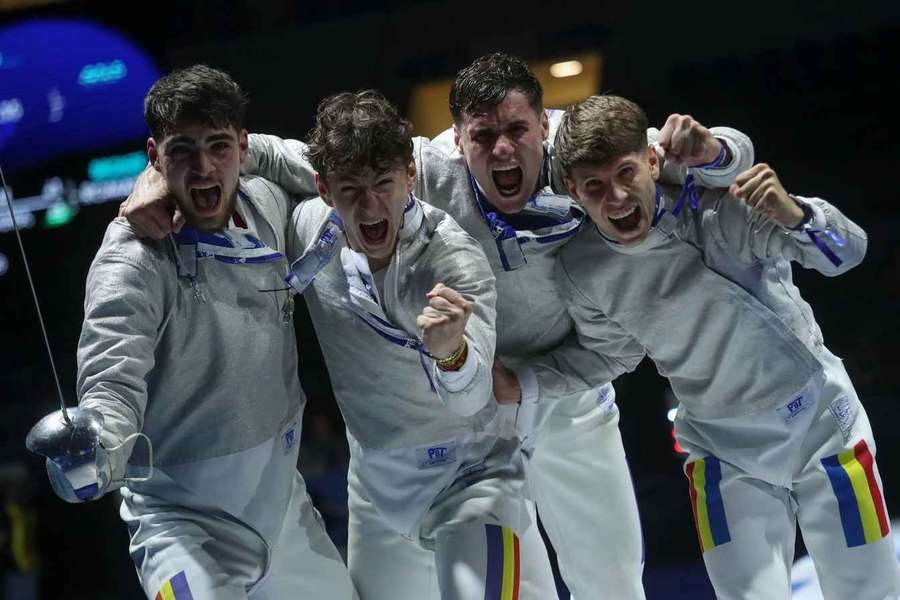 Echipa masculină de sabie a României a cucerit bronzul la Mondialele de la Tbilisi