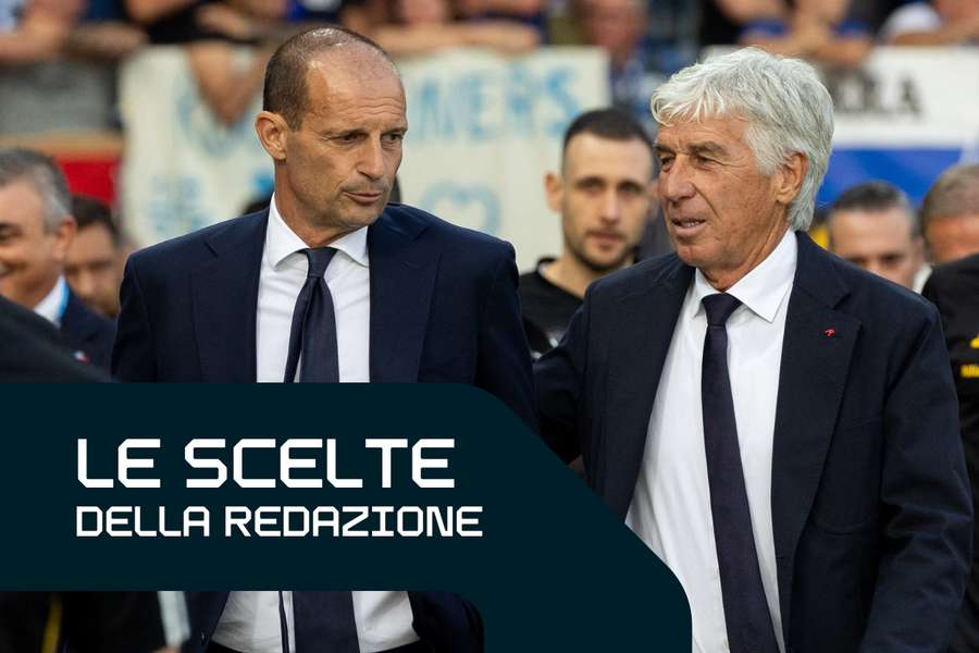Massimiliano Allegri sfida Gian Piero Gasperini Massimiliano Allegri sfida Gian Piero Gasperini