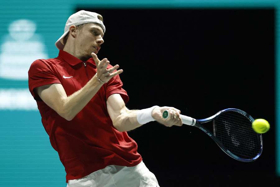 Dennis Shapovalov in actie 