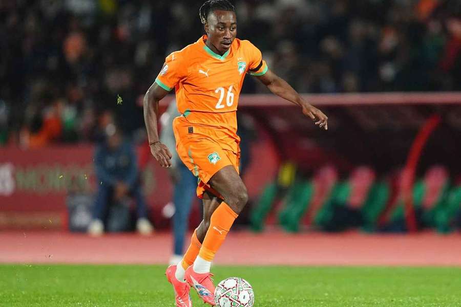 Yan Diomande en action.