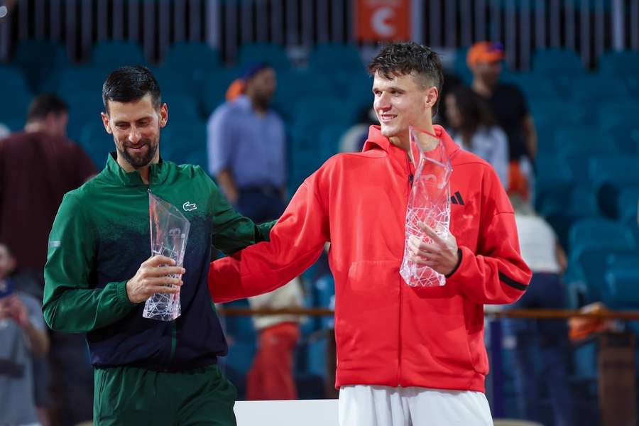 Djokovic sucumbe ante Mensik en la final de Miami.