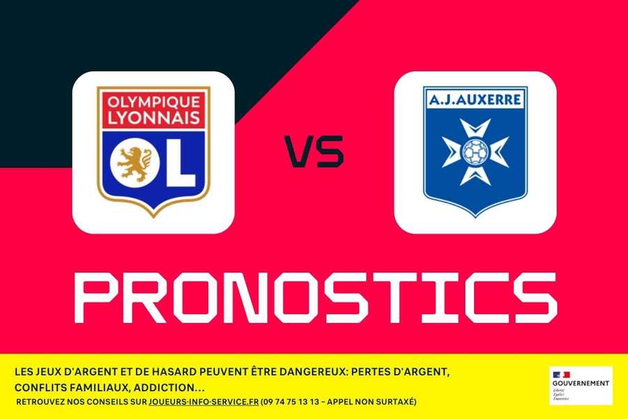 Lyon - AJ Auxerre : pronostics, meilleurs paris et cotes (Ligue 1) Lyon - AJ Auxerre : pronostics, meilleurs paris et cotes (Ligue 1)