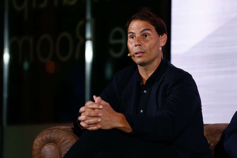 Nadal en conférence de presse ce jeudi à Madrid.