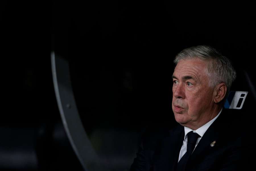 Carlo Ancelotti, treinador do Real Madrid