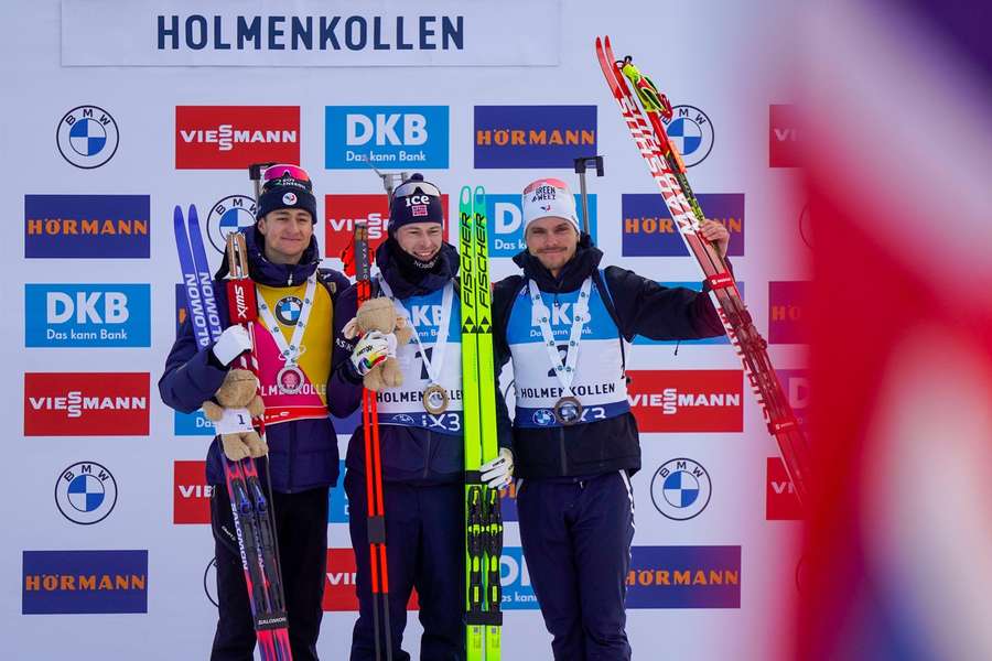 Najlepšia trojica pretekov.