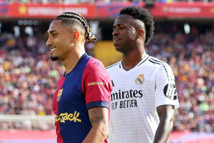 Raphinha y Vinícius se verán las caras en el Clásico de la Supercopa